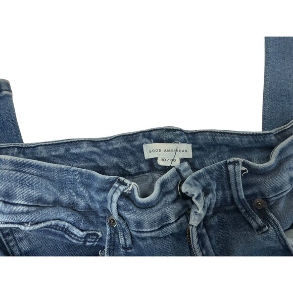 Good American Skinny Jeans Womens 10/30 Blue Stretch Denim - Picture 3 of 4